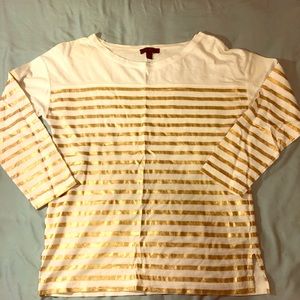 J. Crew 3/4 length sleeve shirt